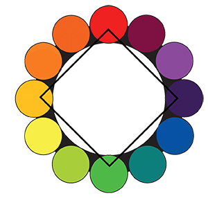 color wheel square